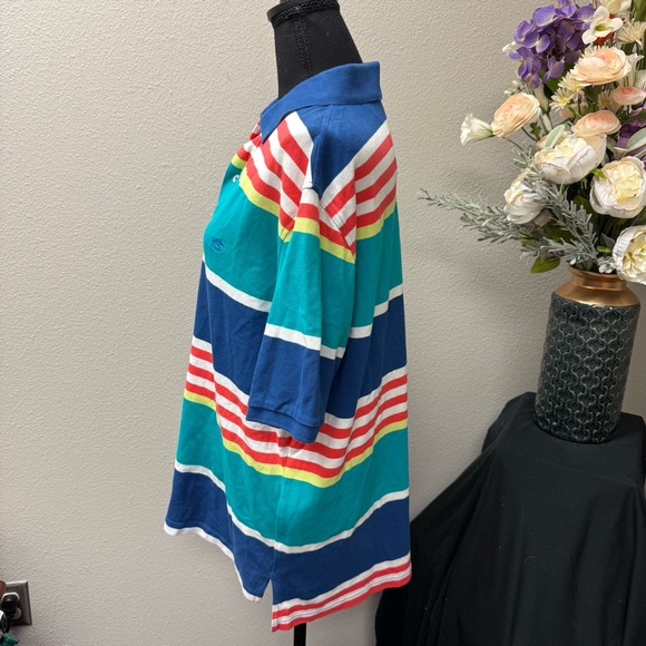 Southern Tide Men’s Striped Polo Shirt Medium Nautical Preppy Summer Golf Casual - Picture 4 of 10